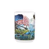 Biker Americana Ceramic Mug