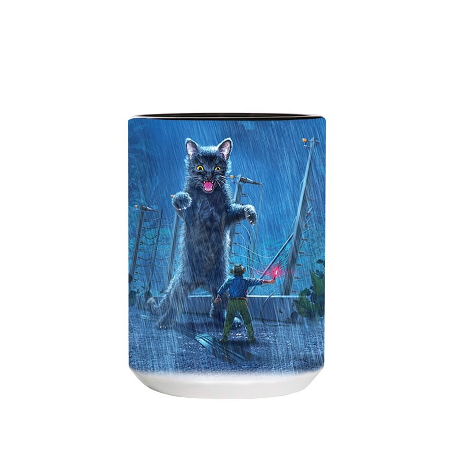 Jurassic Kitten Ceramic Mug