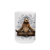 Vriksasana Sloth Yoga Ceramic Mug