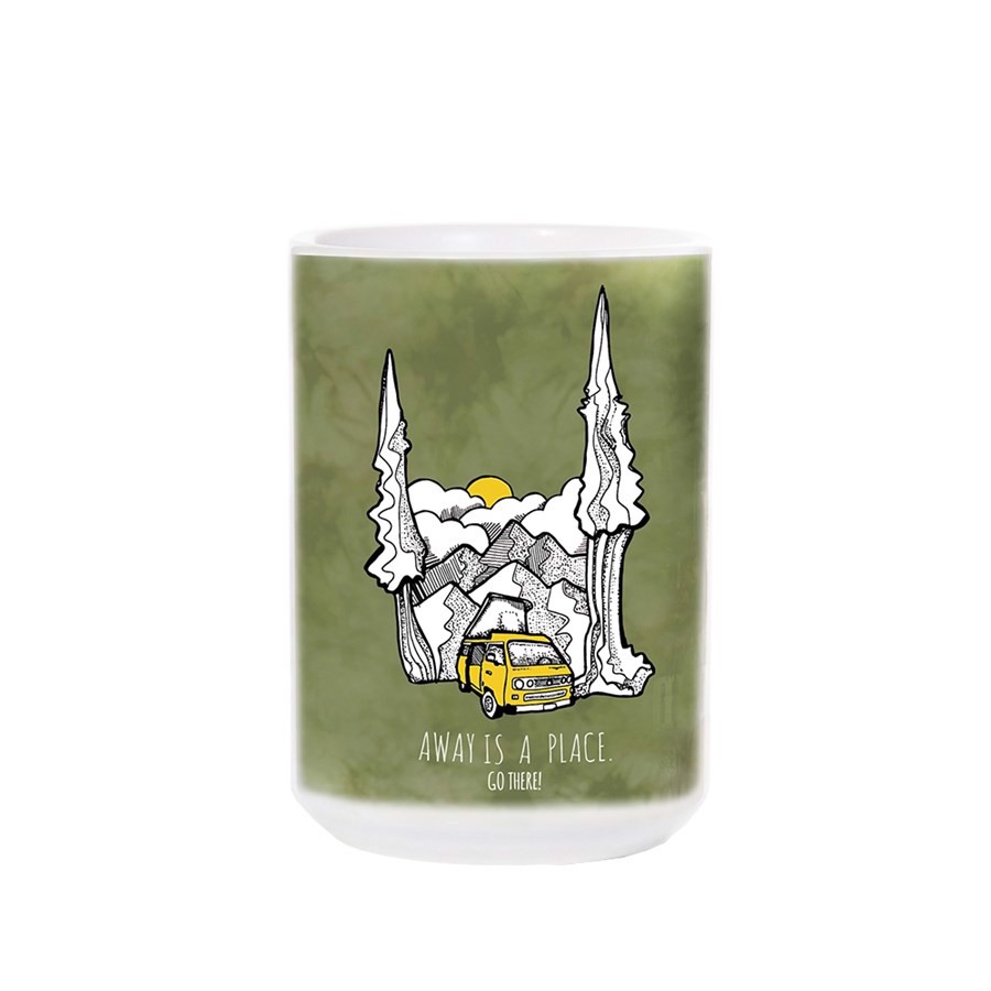 Away Is A Place Ceramic Mug