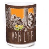 Van Life Camping Ceramic mug