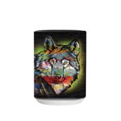 Painted Wolf Ceramic Mug