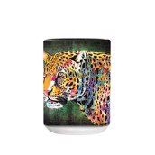 Painted Cheetah Ceramic Mug