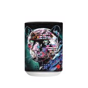 Painted Jaguar Ceramic Mug