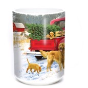 Tree Farm Pups Ceramic mug
