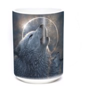 Wolf Eclipse Ceramic mug