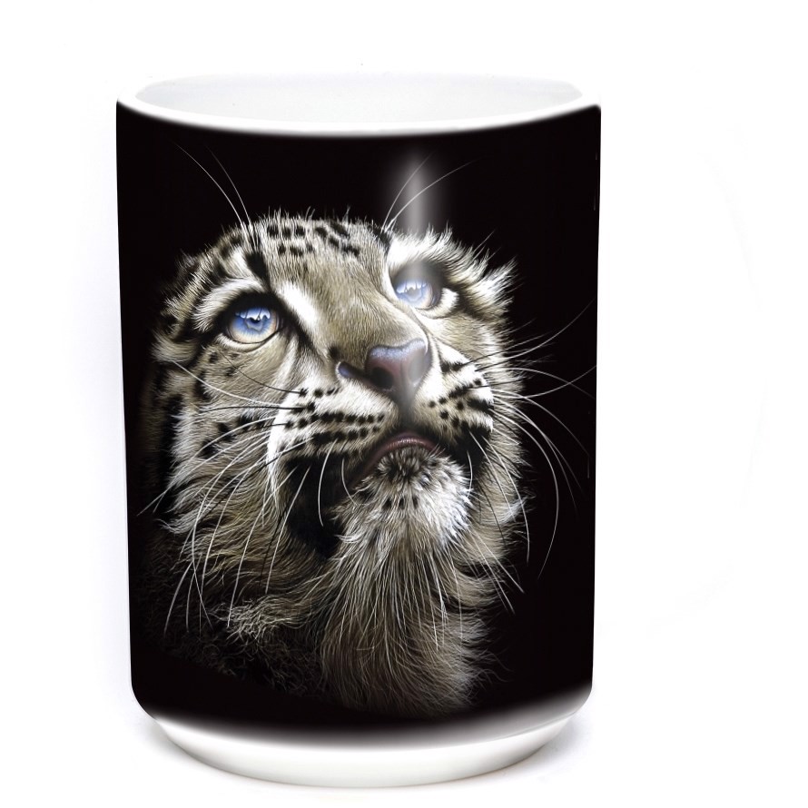 Snow Leopard Cub Ceramic mug
