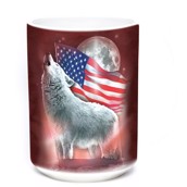 Patriotic Lights Ceramic mug