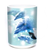 Dolphin Play Ceramic mug