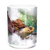 Surfin Sea Turtle Ceramic mug