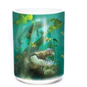 Alligator Swim Ceramic mug