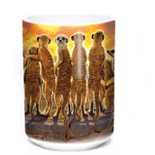 Meerkat Family Ceramic mug