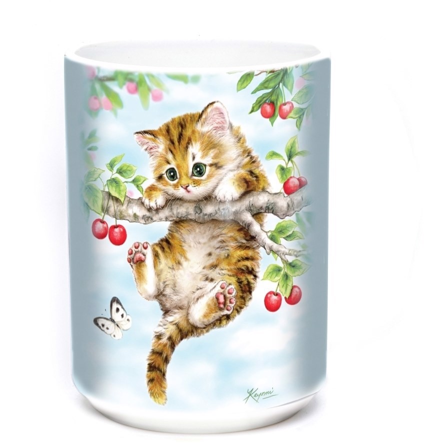 Cherry Kitten Ceramic mug