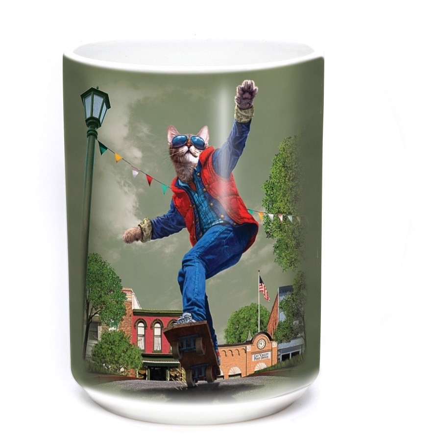 Cat To The Future Ceramic mug