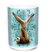 Ardha Sarvangasana Sloth Ceramic mug