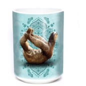 Dhanurasana Sloth Ceramic mug