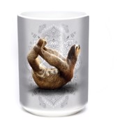 Dhanurasana Sloth Ceramic mug