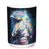 Painted Dolphin Ceramic mug