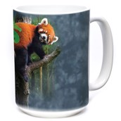 Red Panda Tree Ceramic mug