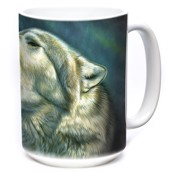 Howling Wolf Ceramic mug