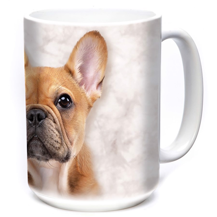 Little Frenchie Face Ceramic mug