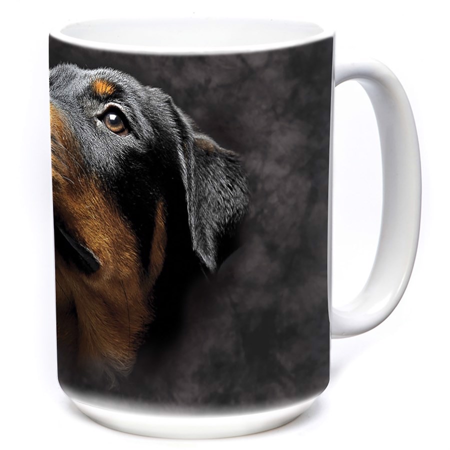 Angel Face Rottie Ceramic mug