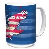 Eagle American Paint Ceramic mug, Blå