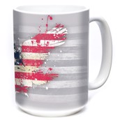 Eagle American Paint Ceramic mug,Grå