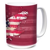 Eagle American Paint Ceramic mug, Rød