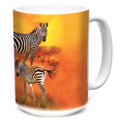 Mama And Baby Zebra Ceramic mug