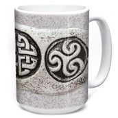 Celtic Triptych Ceramic mug