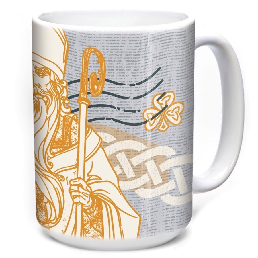 St. Patricks Stamp Ceramic mug