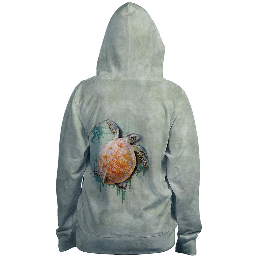 Sea Turtle Climb Zip Hoodie