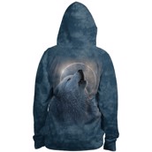 Wolf Eclipse Zip Hoodie