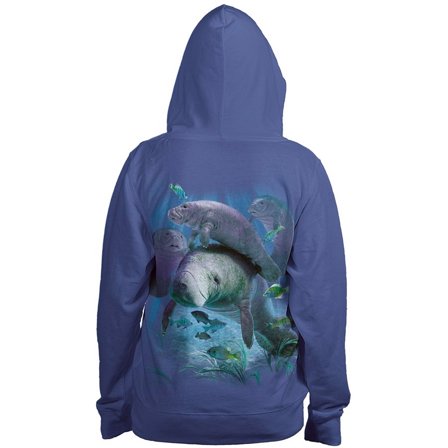Manatee Pod Zip Hoodie