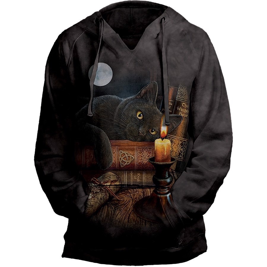 The Witching Hour Adult V-Hoodie, Womens Small