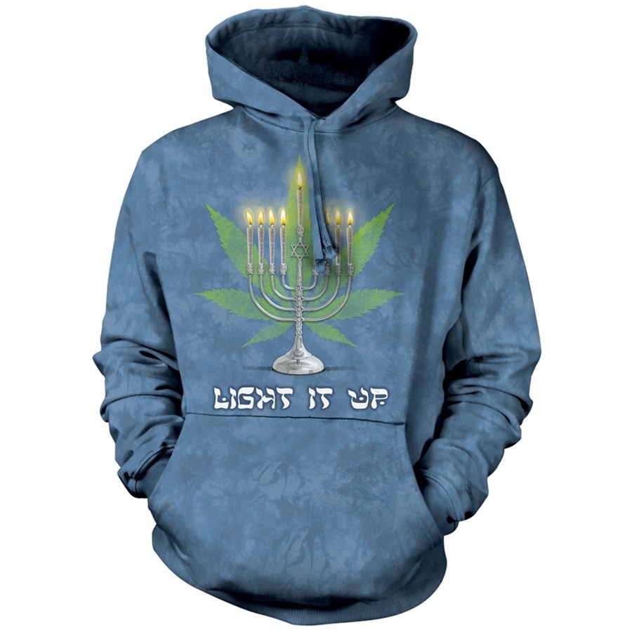 Lit Hanukkah Hoodie