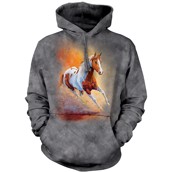 Sunset Gallop Hoodie, Adult Small