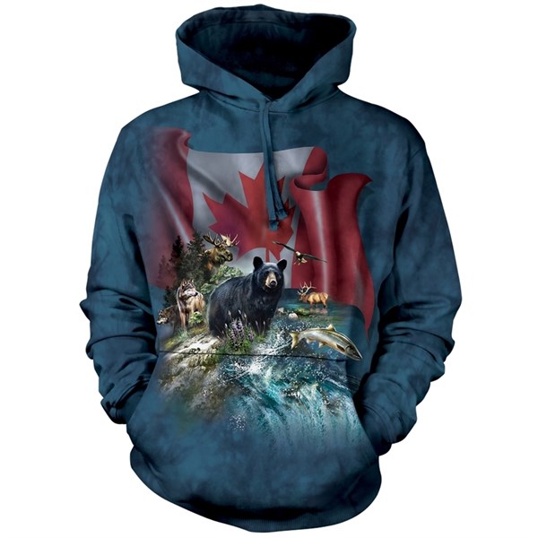 Canada the Beautiful Adult Hoodie