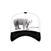Polar Bear Protect My Home Trucker Cap