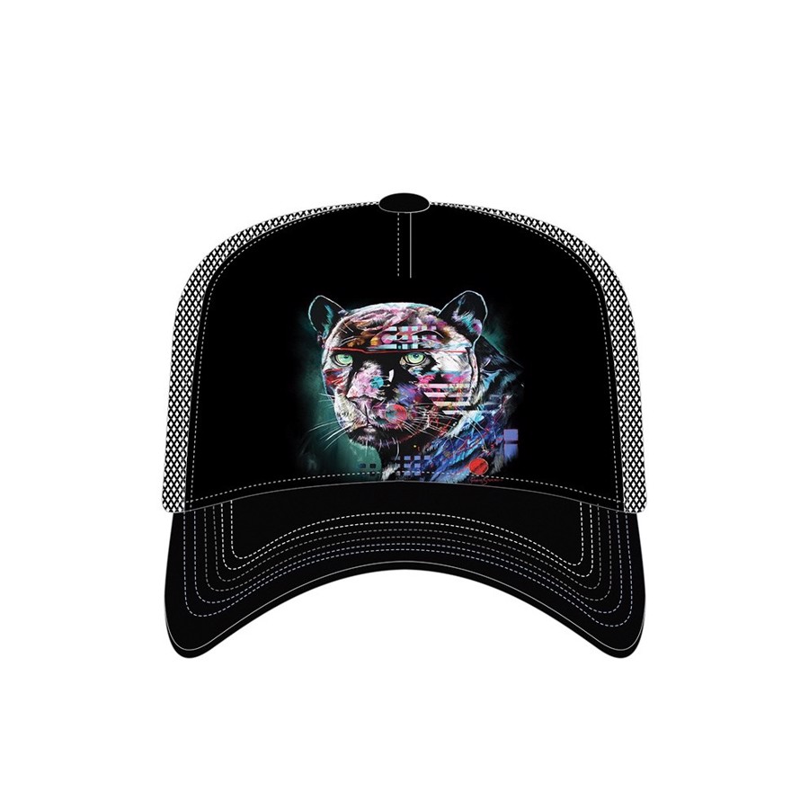 Painted Jaguar Trucker Cap