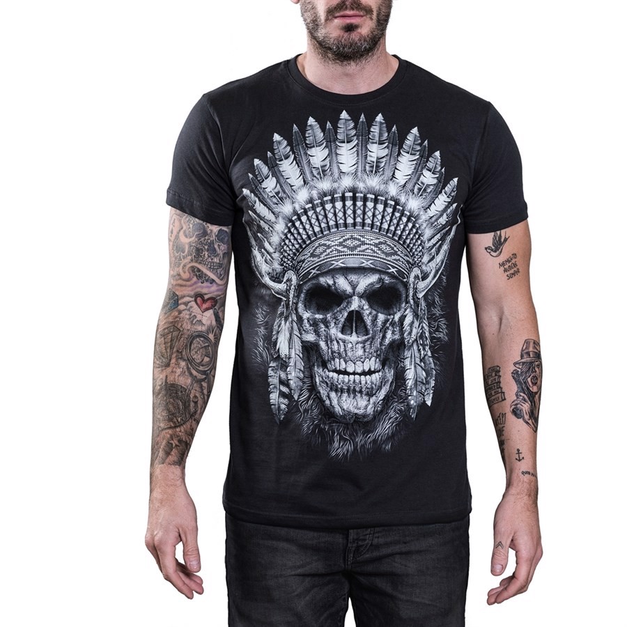 Native American Skull T-shirt