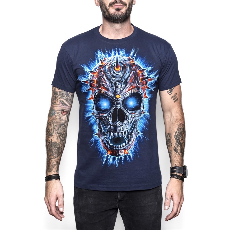 Terminator Skull T-shirt, Adult Medium