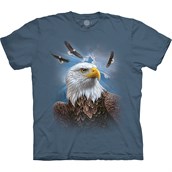 Guardian Eagle T-shirt, Blue, Adult Large