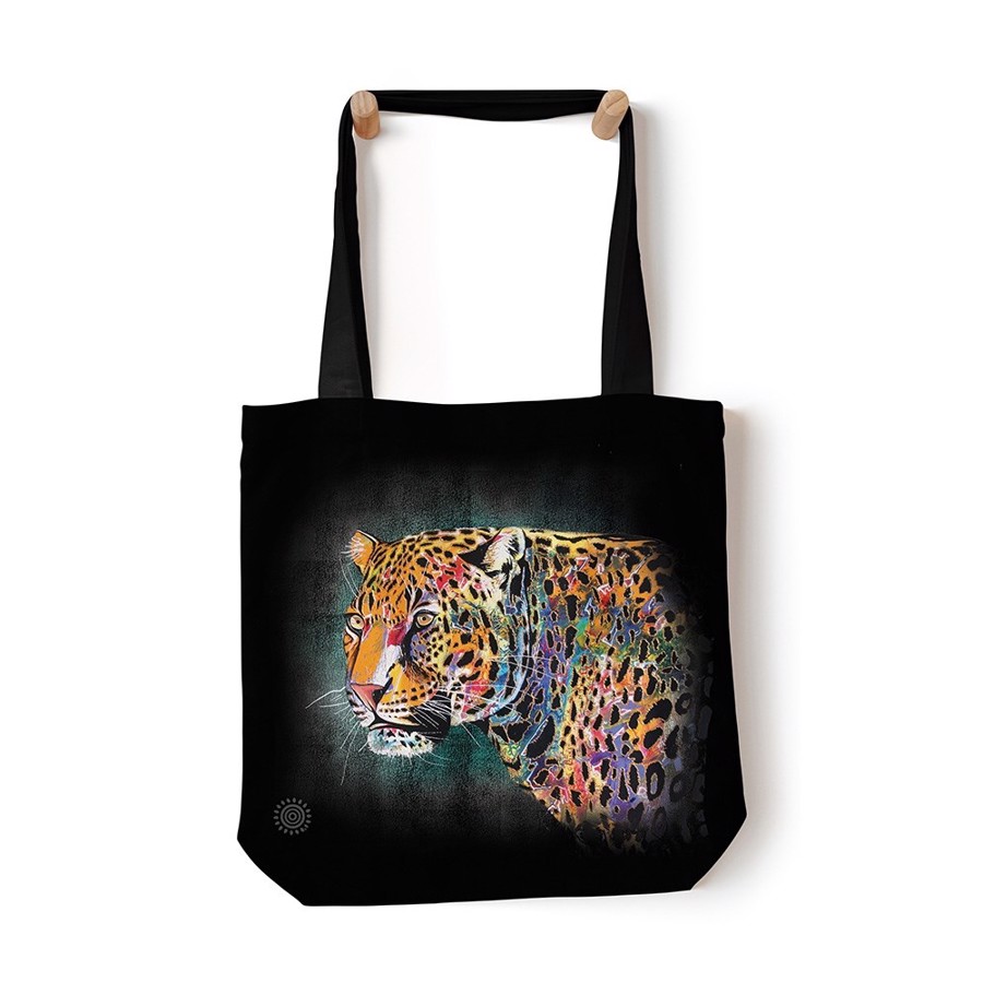 Painted Cheetah Tote Bag