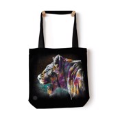 Painted Lion Tote Bag