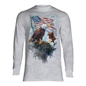 American Eagle Flag long sleeve
