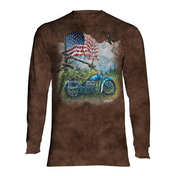 Biker Americana, long sleeve, Adult 3XL
