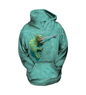Climbing Chameleon child hoodie, XL
