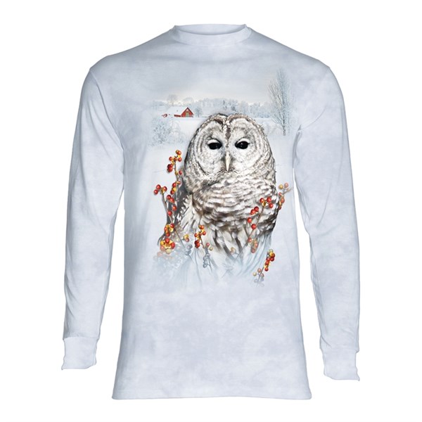 Country Owl long sleeve, Adult Large